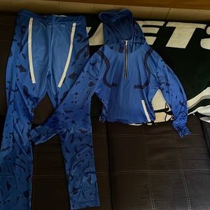 Crop top jack and pants to match